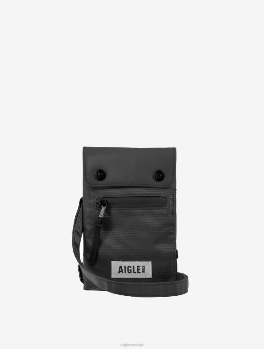 Aigle 86DD369 accesorios negro hombres bolso de mano urbano repelente al agua