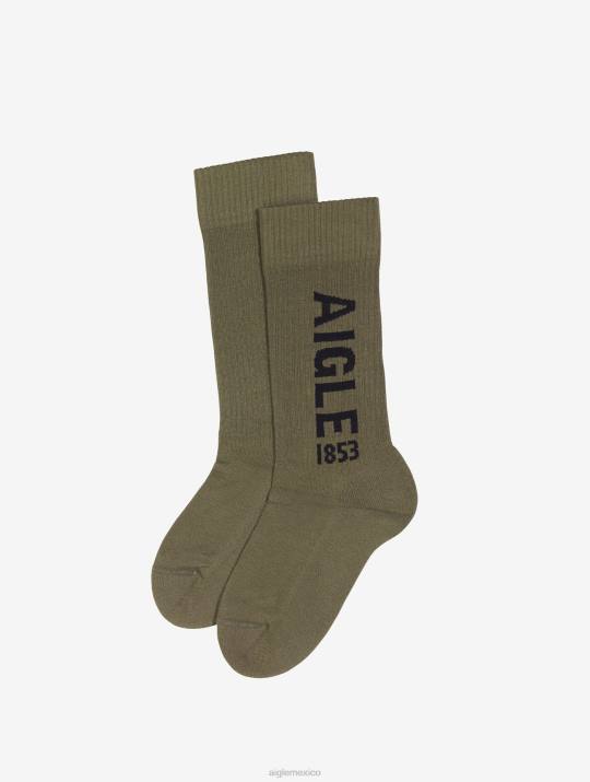 Aigle 86DD410 accesorios taillis hombres calcetines jacquard