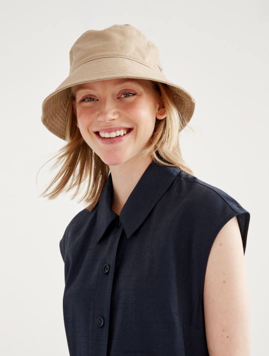 Aigle 86DD419 accesorios mimbre hombres sombrero de pescador bordado uvc