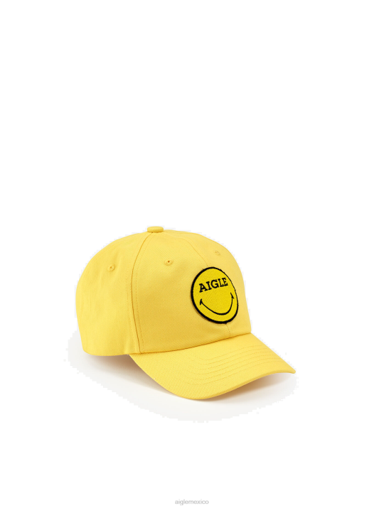 Aigle x Smiley 86DD400 accesorios smiley amarillo hombres gorra