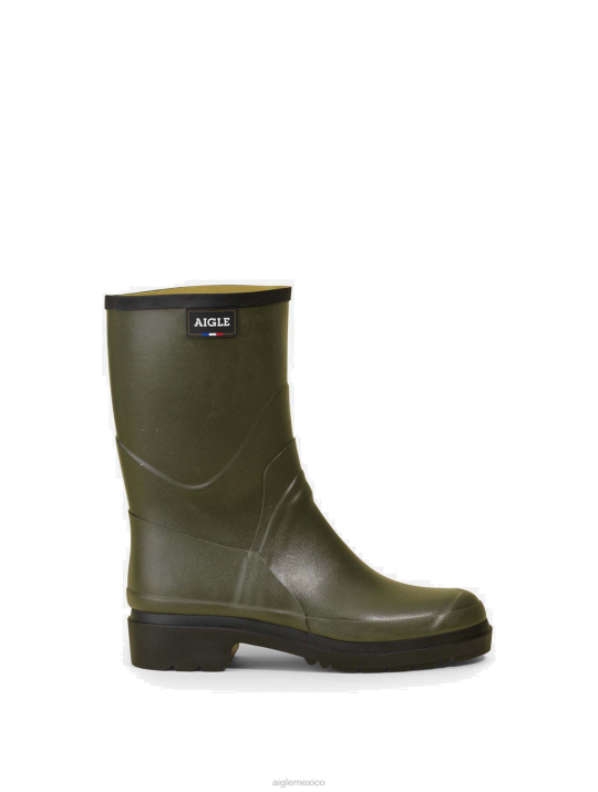 Aigle 86DD230 botas kaki hombres botas de lluvia hechas en francia