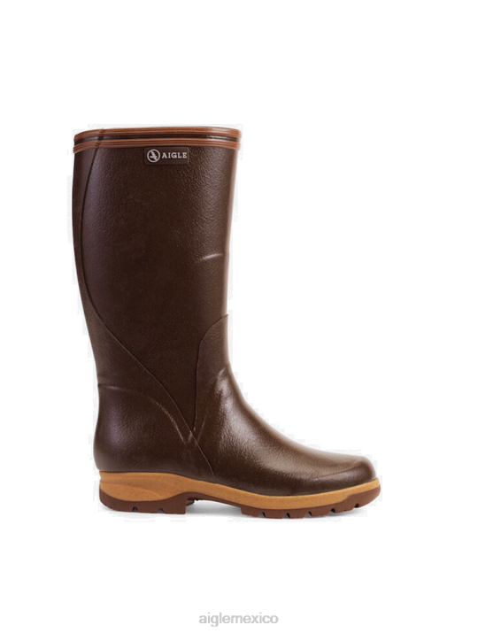 Aigle 86DD231 botas marrón hombres botas de alta resistencia hechas en francia