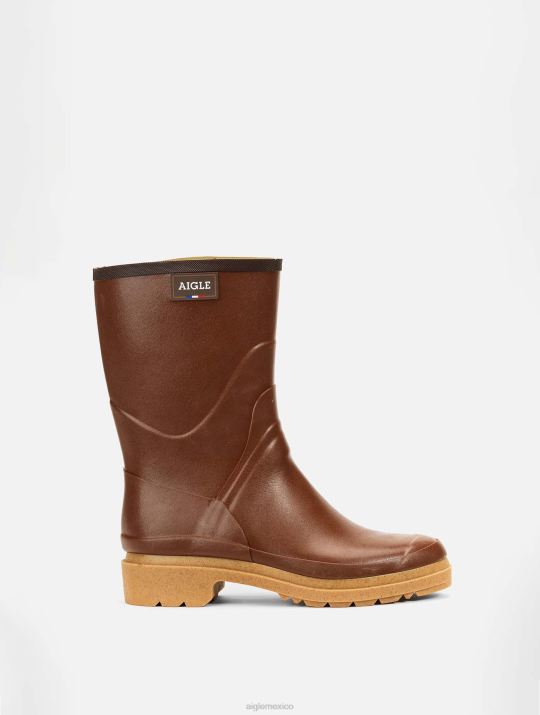Aigle 86DD232 botas ámbar hombres botas de lluvia hechas en francia