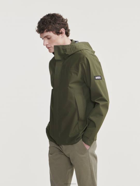 Aigle 86DD161 ropa abogado hombres chaqueta mtd corta con capucha