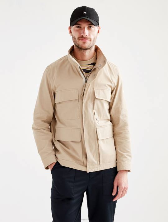 Aigle 86DD164 ropa mimbre hombres chaqueta safari corta