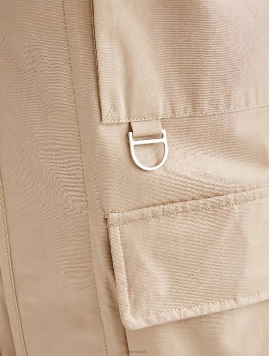 Aigle 86DD164 ropa mimbre hombres chaqueta safari corta