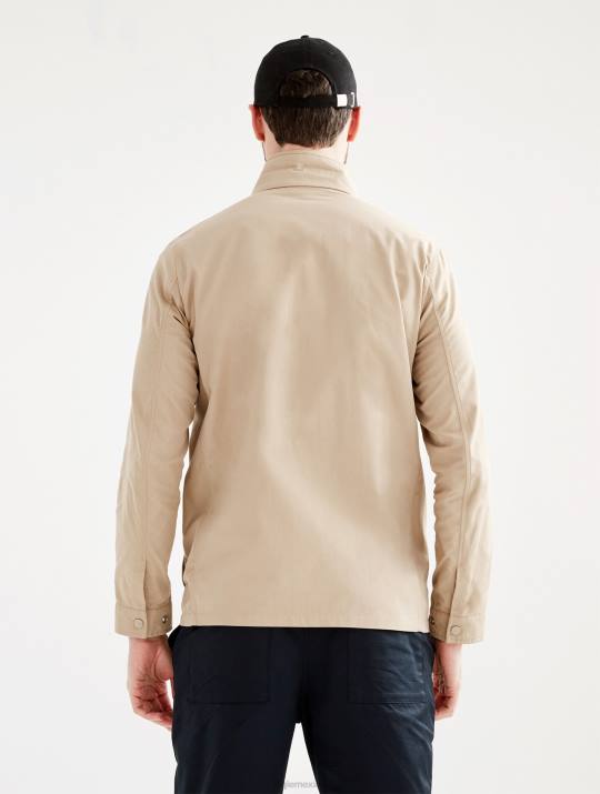 Aigle 86DD164 ropa mimbre hombres chaqueta safari corta