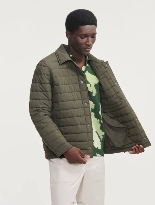 Aigle 86DD176 ropa abogado hombres chaqueta acolchada repelente al agua dupont sorona de longitud media