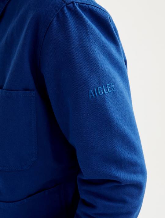 Aigle 86DD180 ropa encrebleu hombres chaqueta de trabajo de longitud media