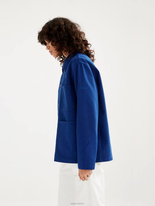 Aigle 86DD180 ropa encrebleu hombres chaqueta de trabajo de longitud media