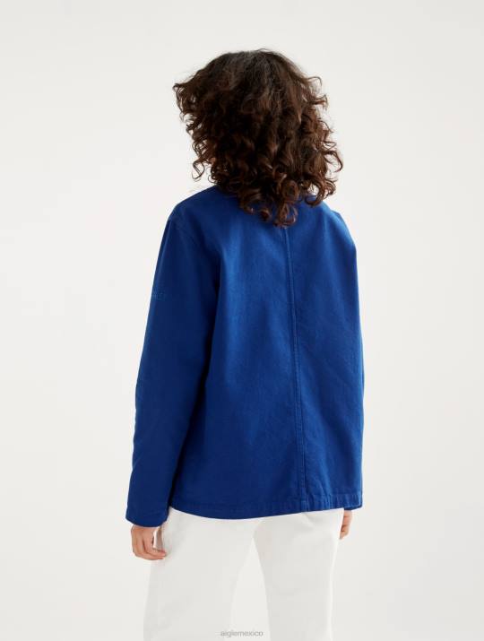 Aigle 86DD180 ropa encrebleu hombres chaqueta de trabajo de longitud media