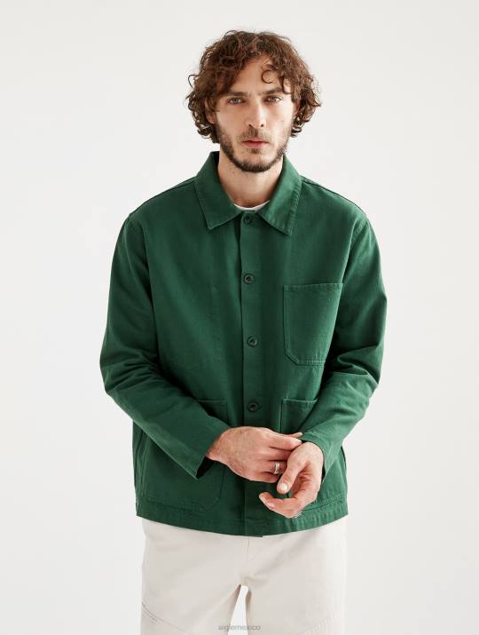 Aigle 86DD191 ropa botánico hombres chaqueta de trabajo de longitud media