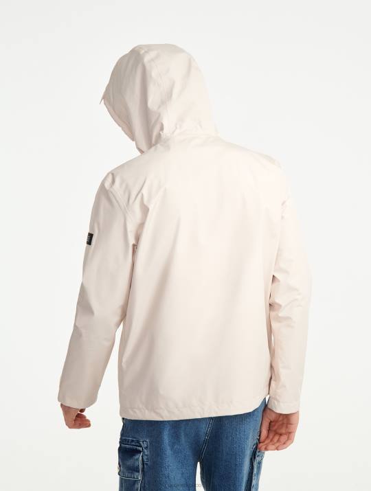 Aigle 86DD200 ropa sable hombres chaqueta corta con capucha de gore-tex