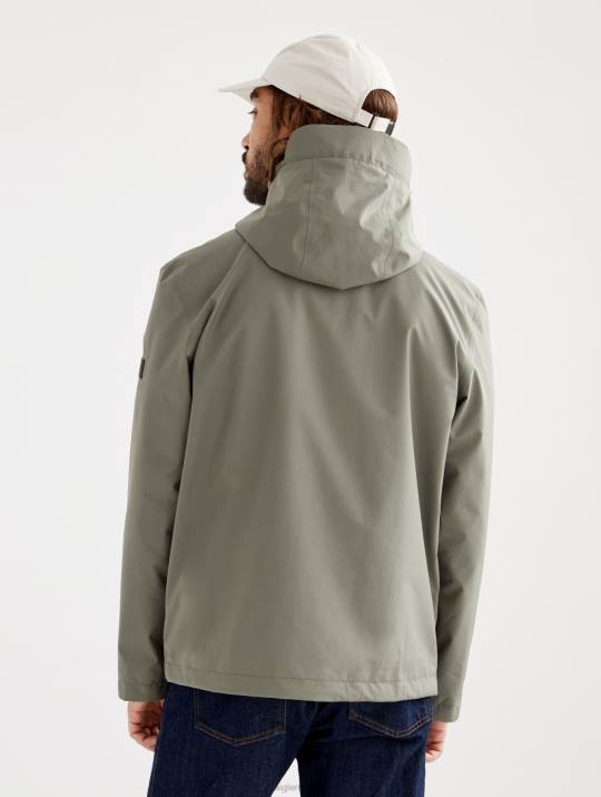 Aigle 86DD208 ropa taillis hombres chaqueta corta con capucha de gore-tex