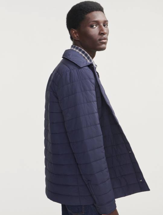 Aigle 86DD212 ropa imperio hombres chaqueta acolchada repelente al agua dupont sorona de longitud media