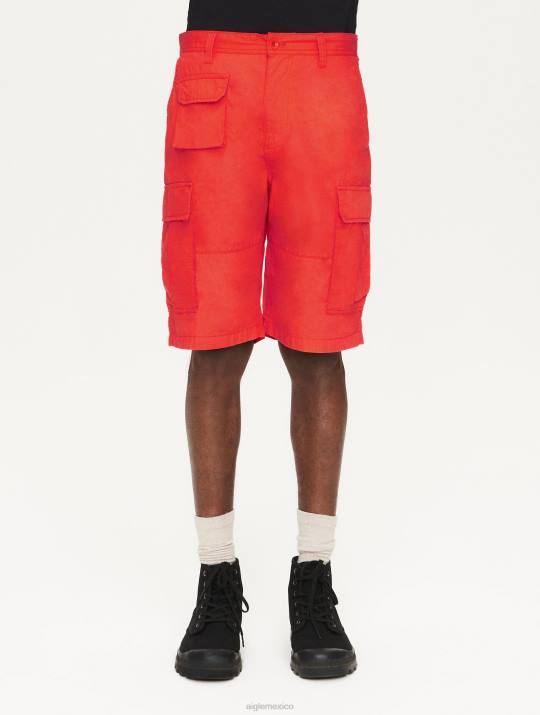 Aigle 86DD110 ropa poivron hombres shorts cargo de algodón orgánico