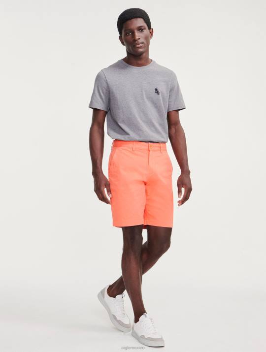 Aigle 86DD111 ropa albaricoque hombres pantalones cortos chinos