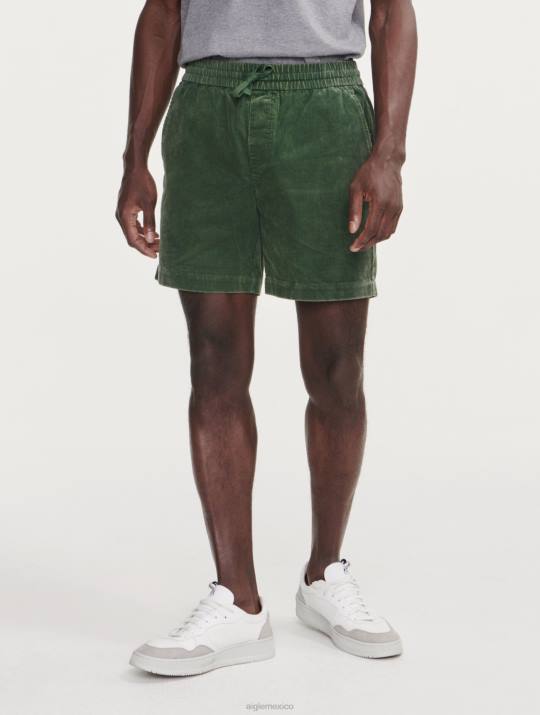 Aigle 86DD116 ropa botánico hombres pantalones cortos de pana