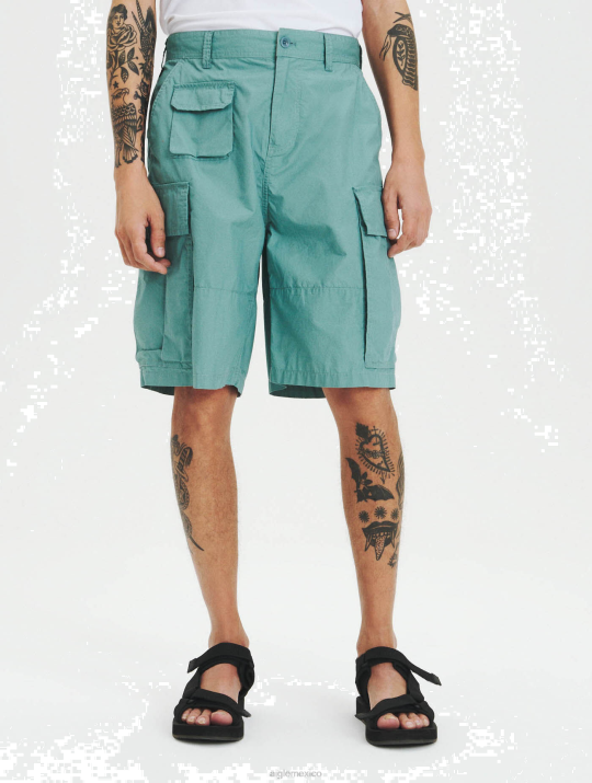 Aigle 86DD143 ropa valse hombres shorts cargo de algodón orgánico