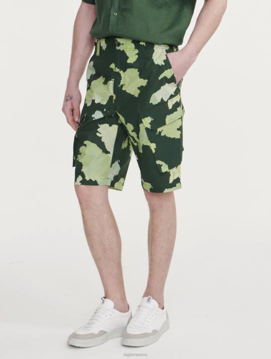 Aigle 86DD53 ropa botánico pr hombres shorts cargo de popelina