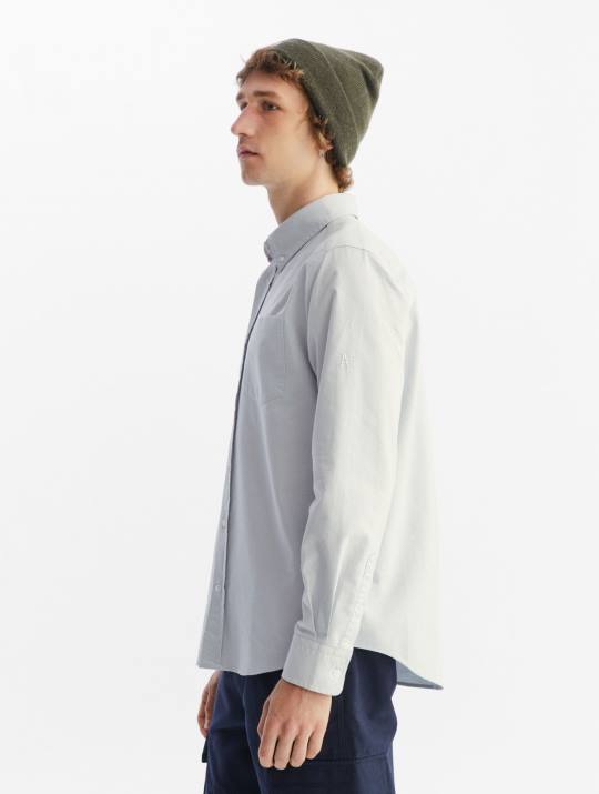 Aigle 86DD47 ropa cielo azul hombres camisa de manga larga