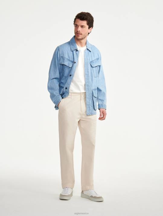 Aigle 86DD129 ropa sable hombres pantalones chinos