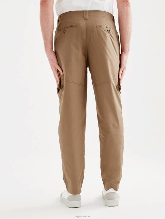 Aigle 86DD13 ropa capuchino hombres pantalones cargo de popelina