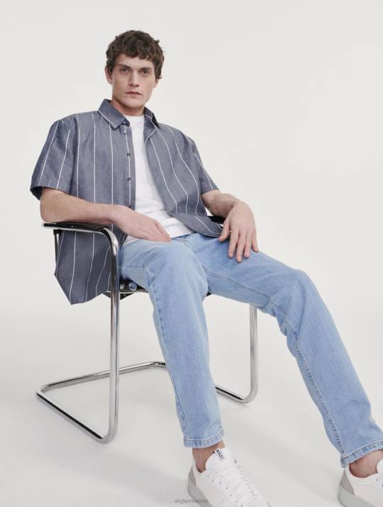 Aigle 86DD44 ropa Denim oscuro hombres vaqueros icónicos