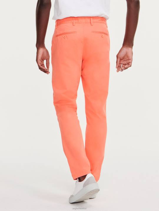 Aigle 86DD59 ropa albaricoque hombres pantalones chinos