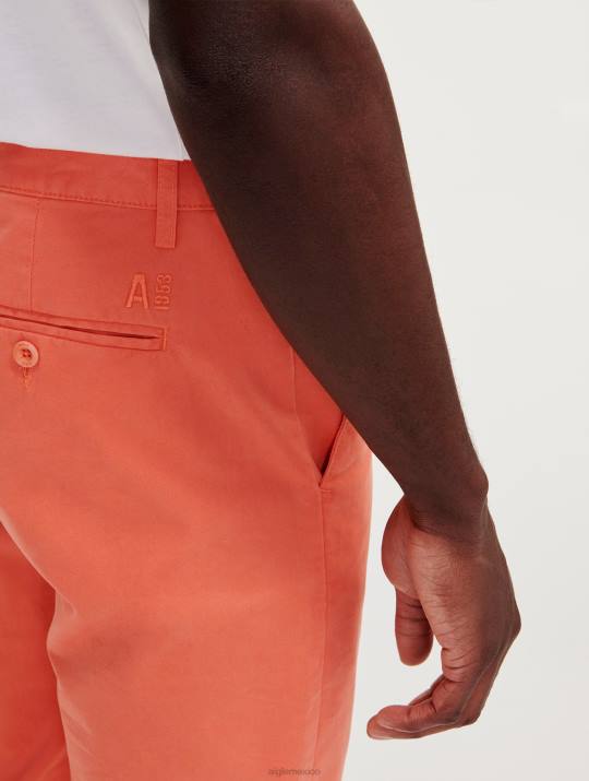 Aigle 86DD59 ropa albaricoque hombres pantalones chinos