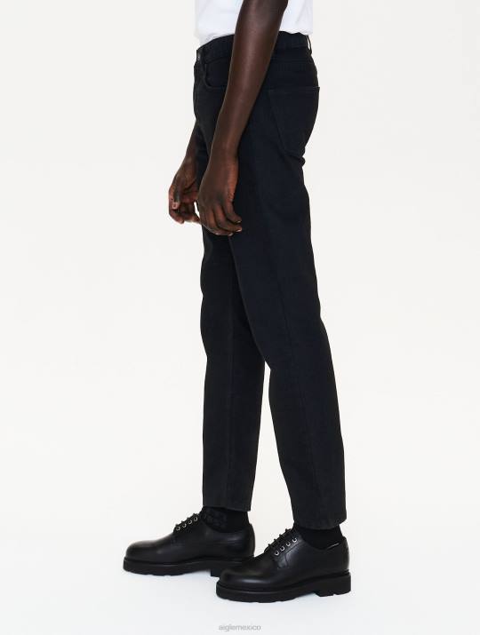 Aigle 86DD71 ropa negro hombres vaqueros icónicos