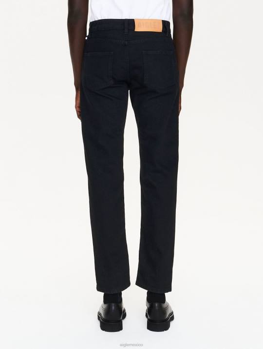 Aigle 86DD71 ropa negro hombres vaqueros icónicos