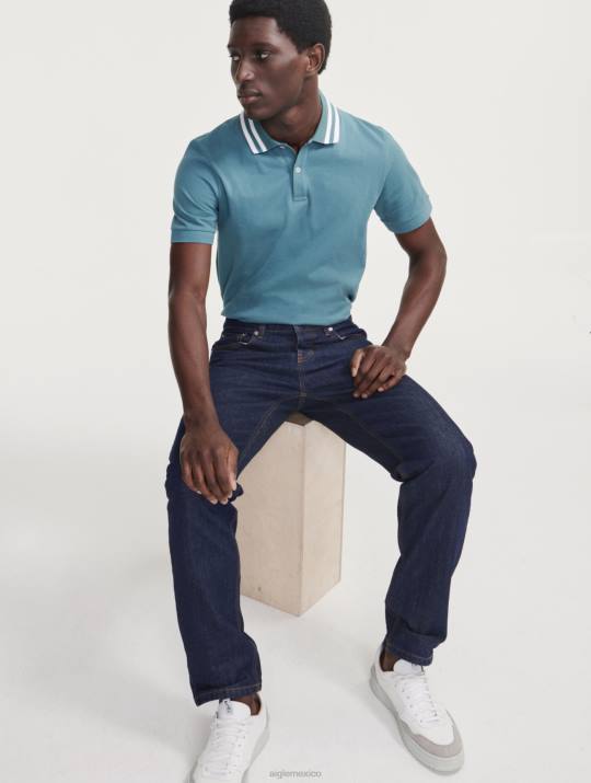 Aigle 86DD76 ropa Denim oscuro hombres vaqueros icónicos