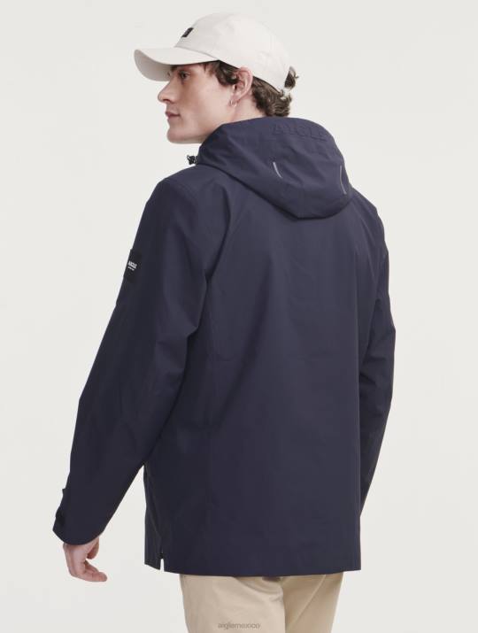 Aigle 86DD160 ropa marina hombres parka de longitud media con capucha mtd