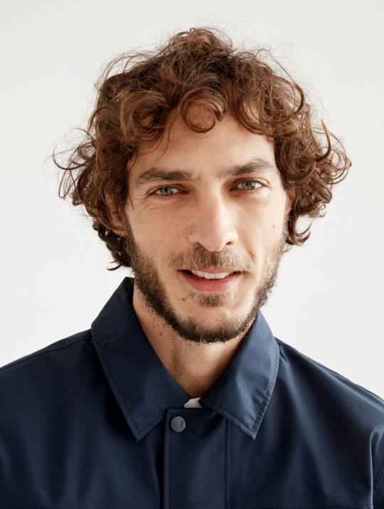 Aigle 86DD201 ropa imperio yo hombres parka corta gore-tex capucha desmontable