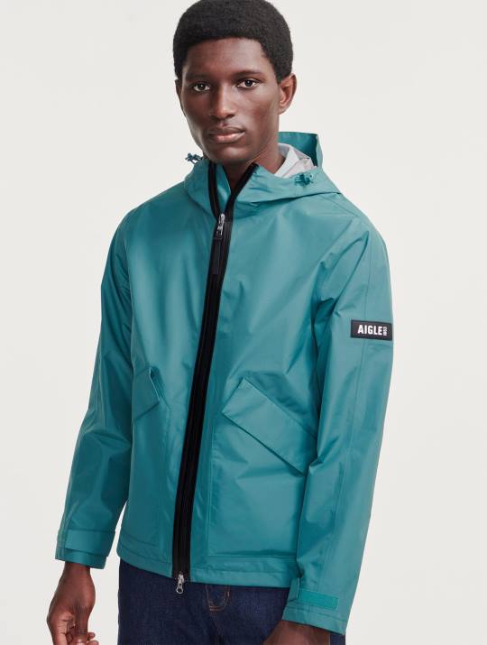 Aigle 86DD202 ropa hidro yo hombres parka larga goretex