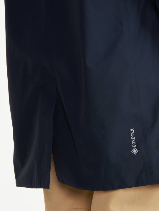 Aigle 86DD210 ropa imperio hombres parka larga con capucha de gore-tex