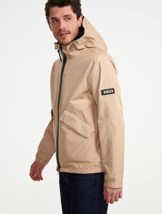 Aigle 86DD219 ropa mimbre yo hombres parka larga goretex