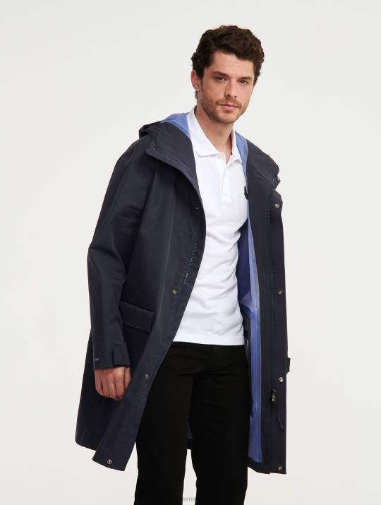 Aigle 86DD223 ropa imperio hombres parka mtd larga con capucha