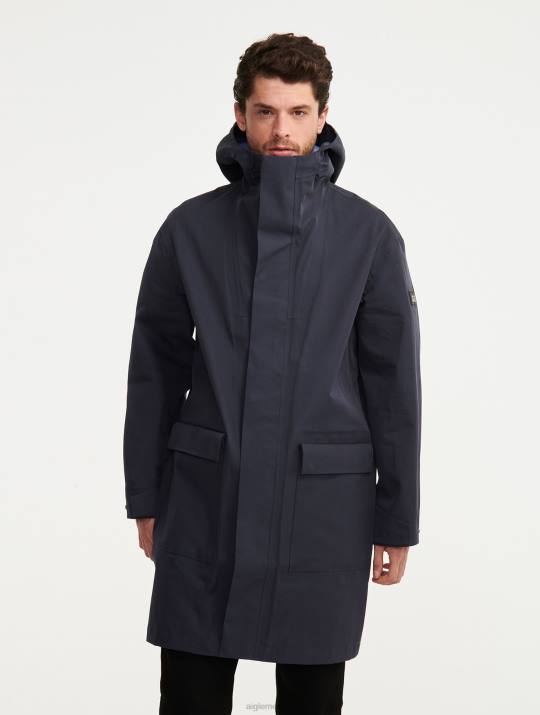 Aigle 86DD223 ropa imperio hombres parka mtd larga con capucha