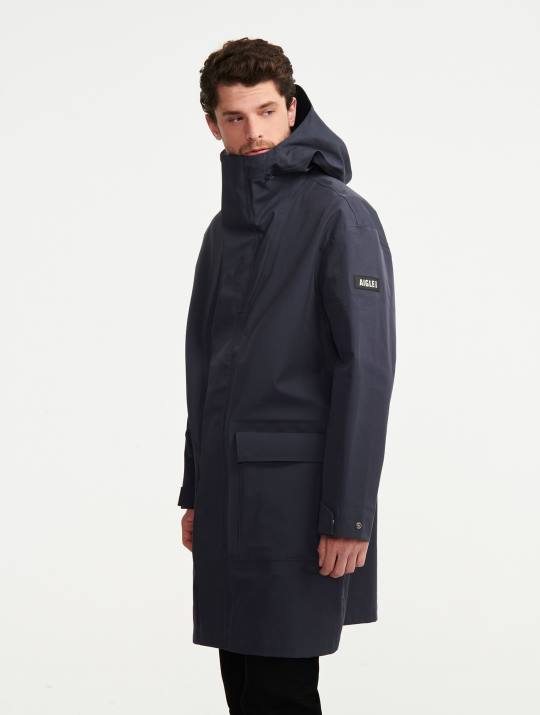 Aigle 86DD223 ropa imperio hombres parka mtd larga con capucha