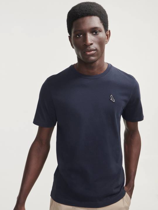 Aigle 86DD102 ropa imperio hombres camiseta de punto con cuello redondo