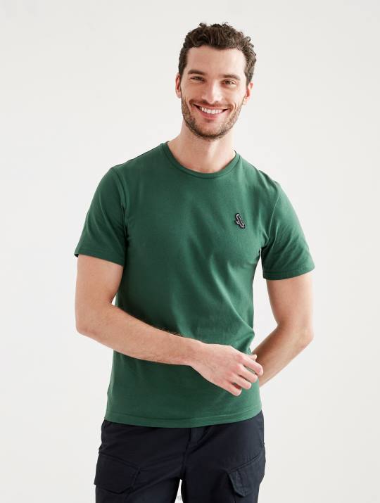 Aigle 86DD113 ropa botánico hombres camiseta de punto con cuello redondo