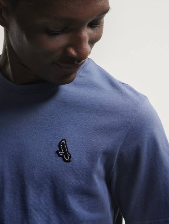 Aigle 86DD24 ropa marais hombres camiseta de punto con cuello redondo