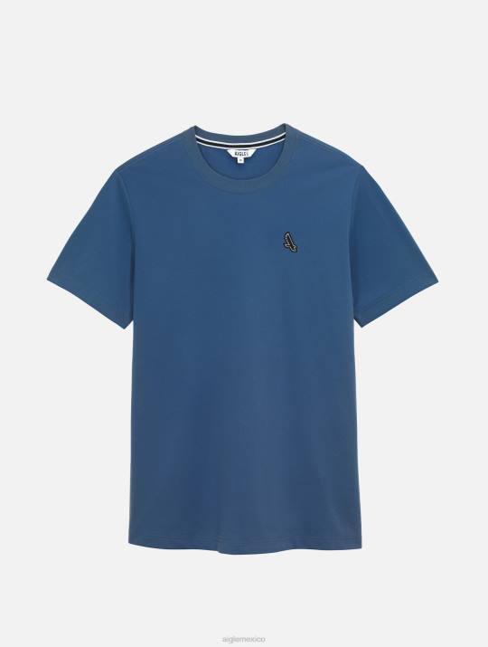 Aigle 86DD24 ropa marais hombres camiseta de punto con cuello redondo