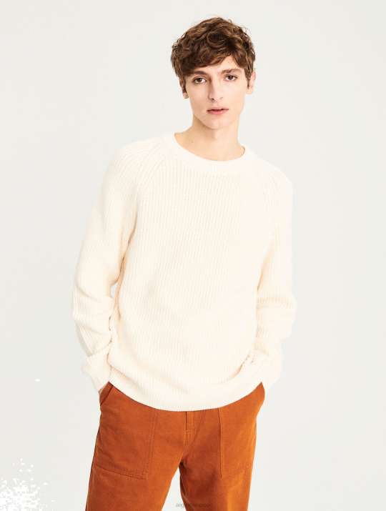 Aigle 86DD130 ropa leche hombres jersey de algodón orgánico con inspiración marina