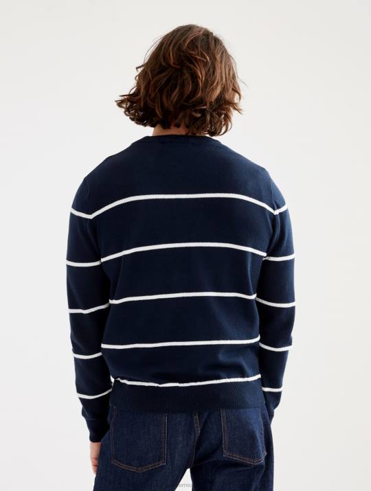 Aigle 86DD83 ropa imperio st hombres Jersey marinero de cuello redondo y calibre fino fabricado en Francia.