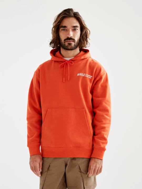 Aigle 86DD84 ropa Harissa hombres sudadera estampada con capucha