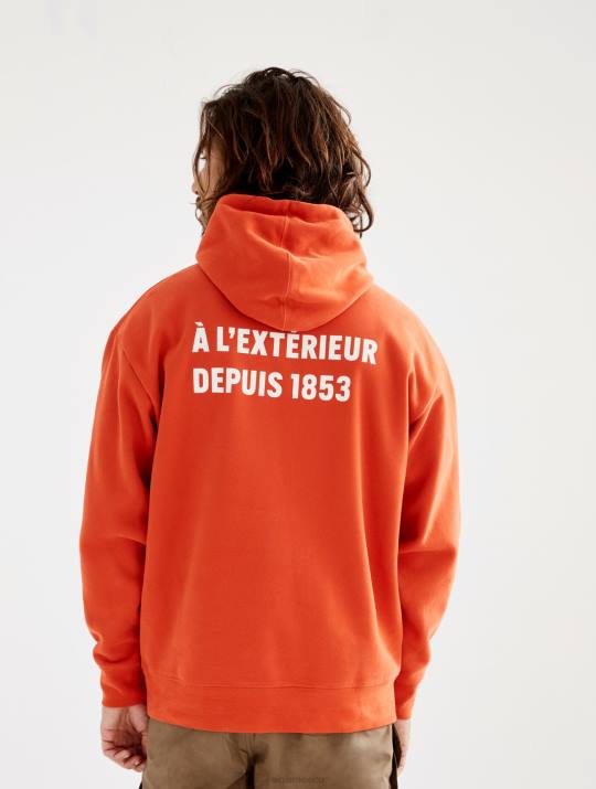 Aigle 86DD84 ropa Harissa hombres sudadera estampada con capucha