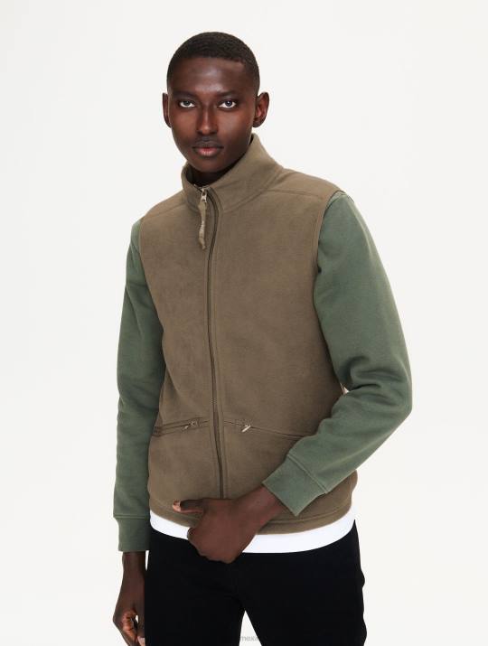 Aigle 86DD109 ropa o yo hombres polar de microfibra sin mangas